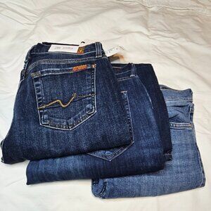 7 For All Mankind & Citizens Of Humanity Jean Bundle - Sz 28